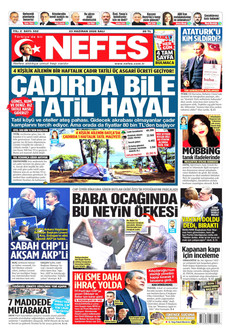 NEFES 23 Haziran 2026 gazete manşeti