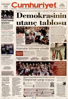 CUMHURİYET 23 Haziran 2026 gazete manşeti