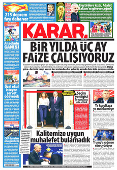 KARAR 23 Haziran 2026 gazete manşeti