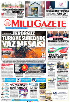 MİLLİ GAZETE 23 Haziran 2026 gazete manşeti