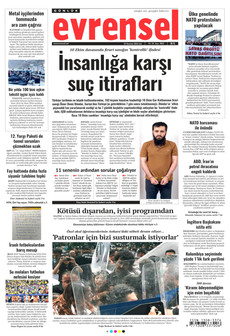 EVRENSEL 23 Haziran 2026 gazete manşeti