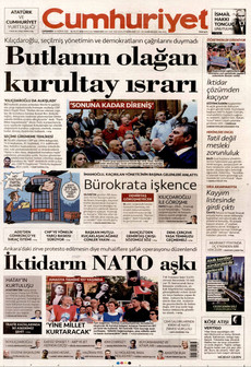 CUMHURİYET 24 Haziran 2026 gazete manşeti