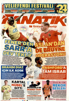FANATİK 24 Haziran 2026 gazete manşeti