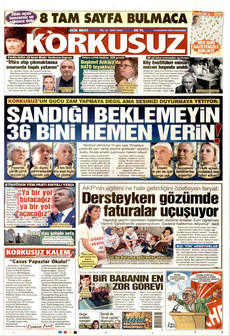 KORKUSUZ 24 Haziran 2026 gazete manşeti