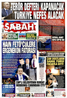SABAH 25 Haziran 2026 gazete manşeti