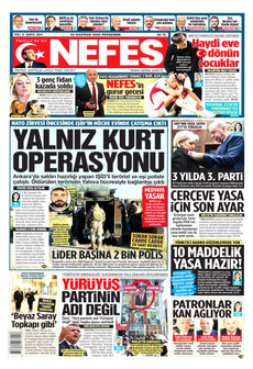 NEFES 25 Haziran 2026 gazete manşeti