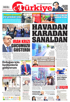 TÜRKİYE GAZETESİ 25 Haziran 2026 gazete manşeti