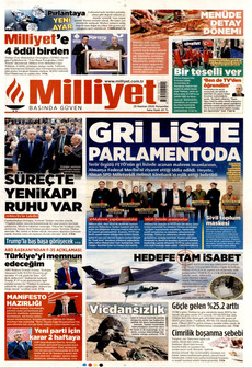 MİLLİYET 25 Haziran 2026 gazete manşeti