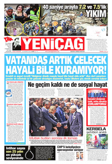 YENİÇAĞ 26 Haziran 2026 gazete manşeti