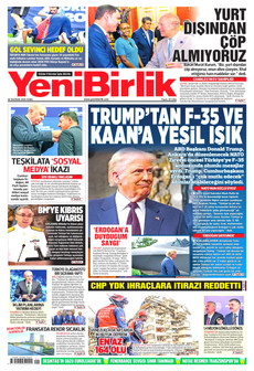 YENİBİRLİK 26 Haziran 2026 gazete manşeti