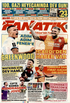 FANATİK 26 Haziran 2026 gazete manşeti