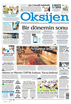 OKSİJEN 26 Haziran 2026 gazete manşeti