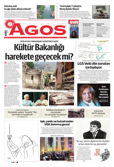 AGOS 26 Haziran 2026 gazete manşeti
