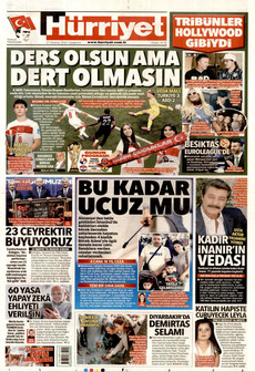 HÜRRİYET 27 Haziran 2026 gazete manşeti