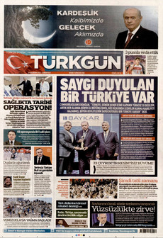 TÜRKGÜN 27 Haziran 2026 gazete manşeti
