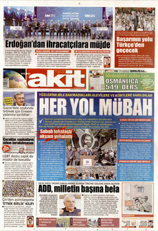 YENİ AKİT 27 Haziran 2026 gazete manşeti