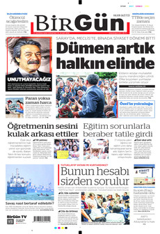 BİRGÜN 27 Haziran 2026 gazete manşeti
