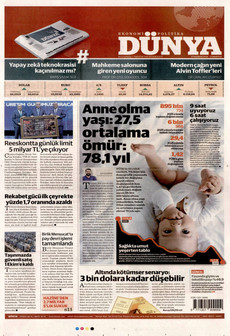 DÜNYA 27 Haziran 2026 gazete manşeti