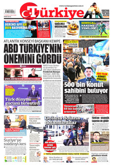 TÜRKİYE GAZETESİ 3 Temmuz 2026 gazete manşeti