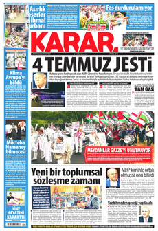 KARAR 6 Temmuz 2026 gazete manşeti