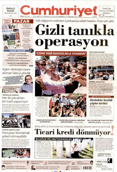 CUMHURİYET 12 Temmuz 2026 gazete manşeti