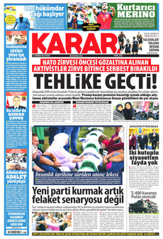 KARAR 12 Temmuz 2026 gazete manşeti