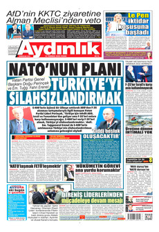 AYDINLIK GAZETESİ 12 Temmuz 2026 gazete manşeti