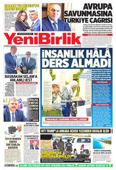 YENİBİRLİK 12 Temmuz 2026 gazete manşeti