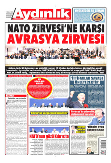 AYDINLIK GAZETESİ 19 Temmuz 2026 gazete manşeti