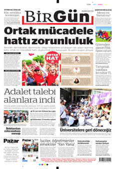 BİRGÜN 19 Temmuz 2026 gazete manşeti