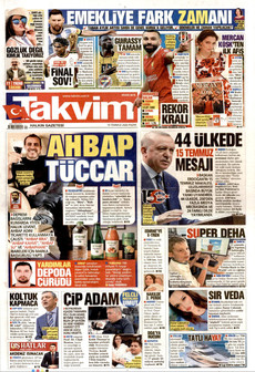 TAKVİM 19 Temmuz 2026 gazete manşeti