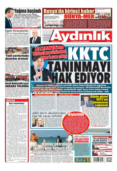 AYDINLIK GAZETESİ 22 Temmuz 2026 gazete manşeti