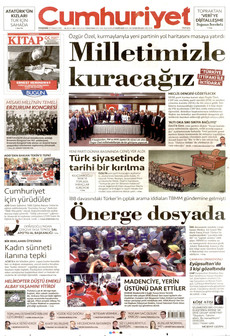 CUMHURİYET 23 Temmuz 2026 gazete manşeti