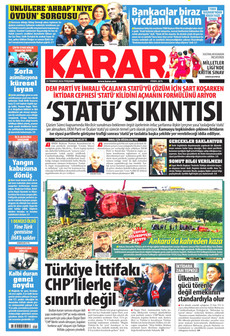 KARAR 23 Temmuz 2026 gazete manşeti