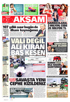 AKŞAM 24 Temmuz 2026 gazete manşeti