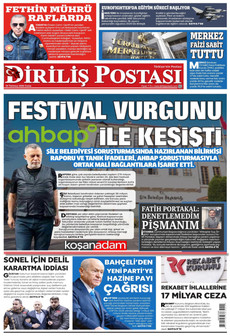 DİRİLİŞ POSTASI 24 Temmuz 2026 gazete manşeti