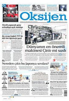 OKSİJEN 24 Temmuz 2026 gazete manşeti