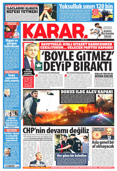KARAR 31 Temmuz 2026 gazete manşeti