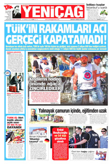 YENİÇAĞ 31 Temmuz 2026 gazete manşeti