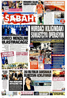 SABAH 2 Ağustos 2026 gazete manşeti