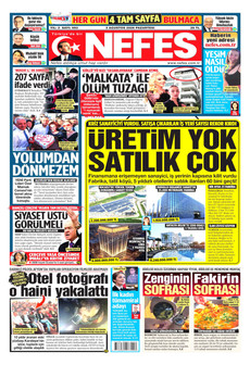 NEFES 3 Ağustos 2026 gazete manşeti