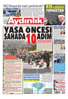 AYDINLIK GAZETESİ 3 Ağustos 2026 gazete manşeti