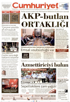 CUMHURİYET 4 Ağustos 2026 gazete manşeti