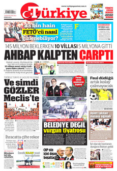 TÜRKİYE GAZETESİ 4 Ağustos 2026 gazete manşeti