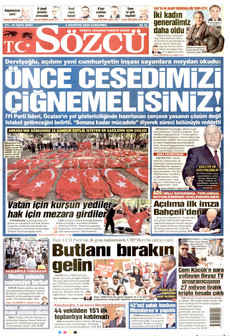 SÖZCÜ 5 Ağustos 2026 gazete manşeti