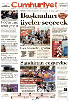 CUMHURİYET 5 Ağustos 2026 gazete manşeti