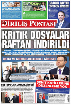 DİRİLİŞ POSTASI 7 Ağustos 2026 gazete manşeti