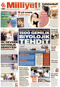MİLLİYET 9 Ağustos 2026 gazete manşeti