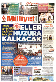 MİLLİYET 10 Ağustos 2026 gazete manşeti