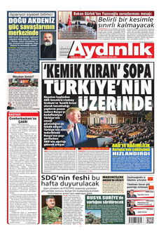 AYDINLIK GAZETESİ 11 Ağustos 2026 gazete manşeti